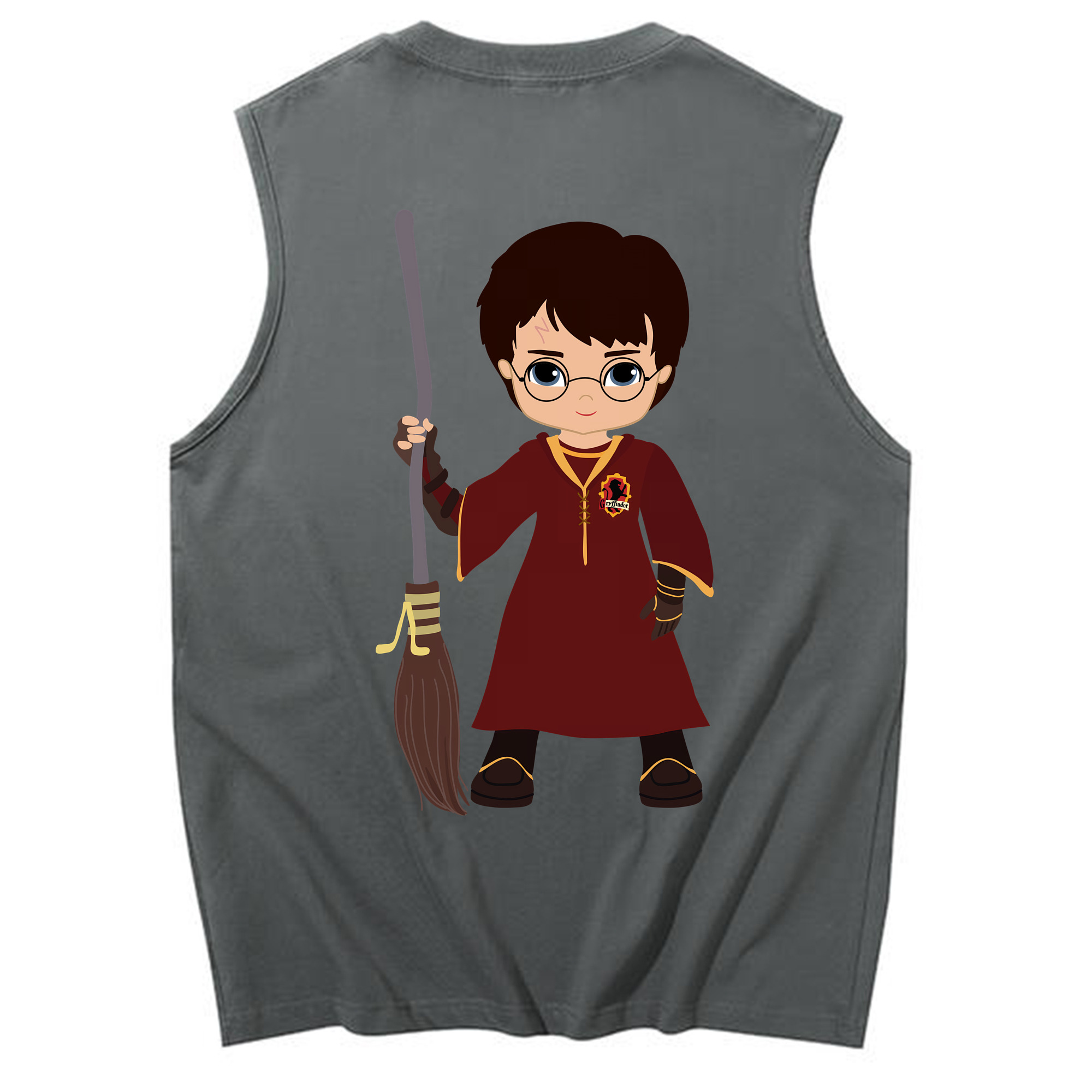 （画像用） Harry Potter ハリー・ポッターシリーズ コットン100％タンクトップ（背面プリント）